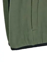 Vorschaubild 5 von Herren Outdoor Fleecejacke Gr. 50/L Oliv Schwarz Reißverschluss