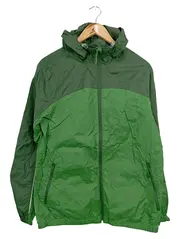 Vorschaubild 1 von Herren Regenjacke Gr. 46/S Grün Sportlich Outdoor Kapuze