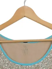 Vorschaubild 3 von Damen Pailletten Top Gr. 42/XL Glamourös Mehrfarbig