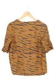 Vorschaubild 2 von Damen T-Shirt Gr. 38/M Braun Tierdruck Casual Modern