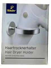 Vorschaubild 1 von Haartrocknerhalter Silber Wandhalterung Bad Föhn Halter