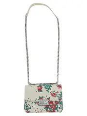 Vorschaubild 1 von Umhängetasche Damen Blumenmuster Beige Crossbody Bag Kettenriemen Mini