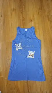 Vorschaubild 4 von Kinder T-Shirt Blau Gr. 152 mit Schriftzug Aufdruck