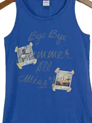 Vorschaubild 3 von Kinder T-Shirt Blau Gr. 152 mit Schriftzug Aufdruck