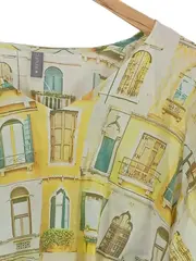 Vorschaubild 2 von Damen T-Shirt 42 Mehrfarbig Romantisch Venedig Motiv Baumwolle