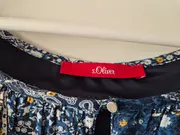 Vorschaubild 4 von Damen Freizeitkleid Gr. 40/L Blau Gemustert Viskose