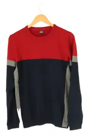 Vorschaubild 1 von Herren Pullover Mehrfarbig Gestreift Casual Gr. UNI