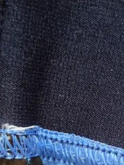 Vorschaubild 2 von Kinder Mädchen Leggings Gr. 164 Blau Abstrakt Logo Print Sport