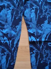Vorschaubild 3 von Kinder Mädchen Leggings Gr. 164 Blau Abstrakt Logo Print Sport