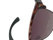 Vorschaubild 4 von ET19426 Damen Sonnenbrille Kunststoff Tierdruck Klassisch 14cm