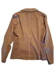 Vorschaubild 3 von Damen Blazer Sakko Braun Gr. 36 S Casual Baumwolle