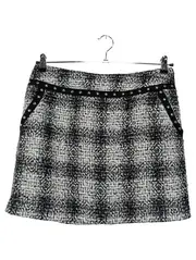 Vorschaubild 1 von TREND BY Damen Minirock Gr. 40 kariert Tweed Nieten modern