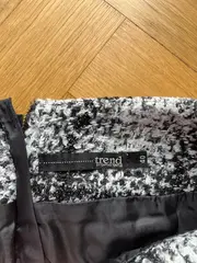 Vorschaubild 3 von TREND BY Damen Minirock Gr. 40 kariert Tweed Nieten modern