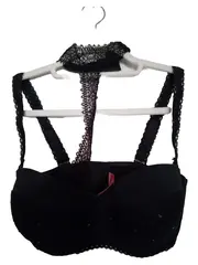 Vorschaubild 1 von Damen BH 70E Schwarz Spitze High-Neck