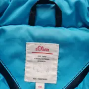 Vorschaubild 3 von Steppweste Kinder Gr. 110 Blau Casual Uni Gesteppt Reißverschluss