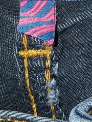 Vorschaubild 2 von Damen Jeans Bootcut Blau Gr. 26x34 Casual