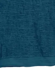 Vorschaubild 2 von Damen Rock Gr. M Petrol Baumwolle Casual Midirock