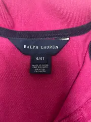 Vorschaubild 6 von Poloshirt Kinder Gr. 104 Pink Kurzarm Baumwolle Preppy