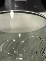 Vorschaubild 3 von Retro Trinkglas Glas Transparent 15cm Logo Freizeit Sammlerstück