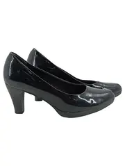 Vorschaubild 1 von Pumps Damen Gr. 39 Schwarz Klassisch Elegant Business Schuhe