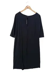 Vorschaubild 2 von MARC O POLO Damen Blusenkleid 40/L Schwarz Klassisch Elegant