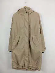 Vorschaubild 2 von Damen Parka Gr. 42 Beige Outdoor Regenjacke Kapuze