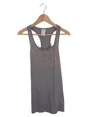 Vorschaubild 1 von Damen Sport Shirt Tanktop Animal-Print Grau Gr. 48/3XL