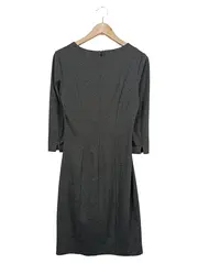 Vorschaubild 2 von Damen Etuikleid Gr. 38/M Grau Klassisch Elegant Business