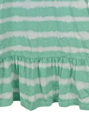 Vorschaubild 3 von Mädchen Sommerkleid gestreift Rüschen Grün Gr. 140 Freizeit