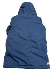 Vorschaubild 3 von Kinder Winterjacke Parka Blau Gr. 134 Kapuze gefüttert Alltag