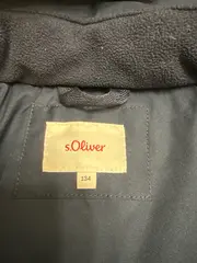 Vorschaubild 2 von Kinder Winterjacke Parka Blau Gr. 134 Kapuze gefüttert Alltag