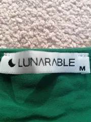 Vorschaubild 2 von Damen Langarmshirt Grün Gr. M 3/4-Arm Basic Baumwolle