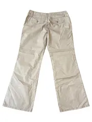 Vorschaubild 2 von Damen Jeans Bootcut Hose Gr. 42 Beige Casual