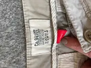 Vorschaubild 6 von Damen Jeans Bootcut Hose Gr. 42 Beige Casual