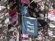 Vorschaubild 3 von Damen Freizeitkleid Gr. 38/M Blumenmuster Rüschen Raffungen Mehrfarbig