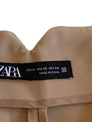 Vorschaubild 7 von Damen Anzughose Stoffhose High Waist Business Elegant Beige Gr. 34 XS