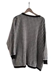 Vorschaubild 2 von Strickjacke Damen 52/6XL Mehrfarbig Klassisch Kariert
