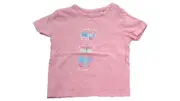 Vorschaubild 1 von Mädchen T-Shirt Gr. 74 Rosa Schmetterlinge