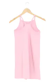 Vorschaubild 2 von Kinder Sommerkleid Gr. 128 Rosa Mädchen Mops Print Casual