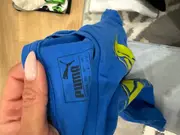 Vorschaubild 4 von Kinder T-Shirt Blau Gr. 128 Kurzarm Logo Print Sportlich Baumwolle