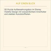 Vorschaubild 4 von 3D Puzzle Girly Girl Disney Violetta Aufbewahrungsbox 216 Teile