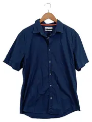Vorschaubild 1 von Herren Freizeithemd Kurzarm Blau XL Casual Slim Fit