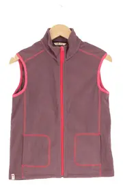 Vorschaubild 1 von Leichte Weste Damen Gr. 36/S Lila Fleece Outdoor Sport Casual