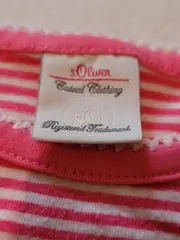 Vorschaubild 4 von Langarmshirt Mädchen Gr. 68 Pink Gestreift Herz Casual