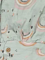 Vorschaubild 3 von Baby Mädchen Kleid Gr. 62 Blau Grafisch Freizeitkleid Baumwolle