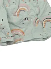 Vorschaubild 2 von Baby Mädchen Kleid Gr. 62 Blau Grafisch Freizeitkleid Baumwolle