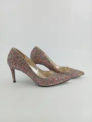 Vorschaubild 2 von Damen Pumps Glitzer High Heels Mehrfarbig Gr. 37