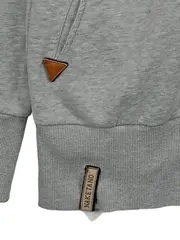 Vorschaubild 6 von Damen Hoodie Pullover Grau M 38 Vogelmotiv