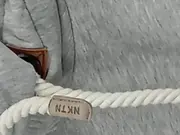 Vorschaubild 5 von Damen Hoodie Pullover Grau M 38 Vogelmotiv