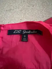 Vorschaubild 3 von Mädchen Sommerkleid Gr. 128 Pink Feminin Rüschen